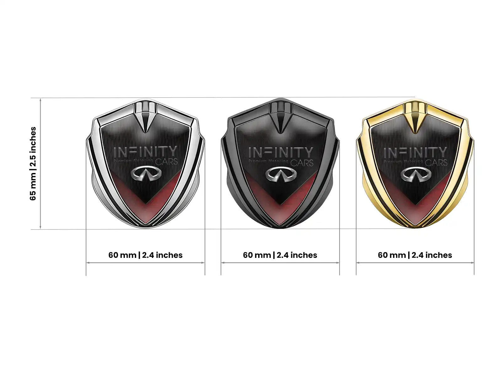 Infiniti Badge Logo Auto High End Stile Minimal Drift